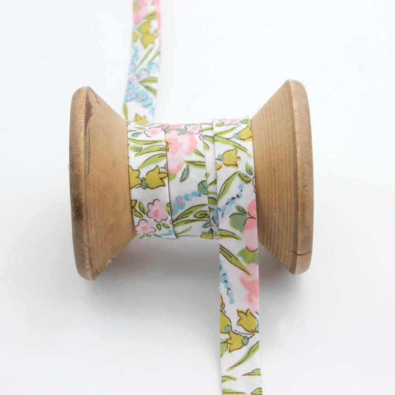 Biais Liberty Fabrics 40MM Swirling Petals